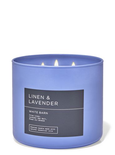 Vela-3-Mechas-Linen---Lavender